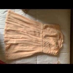 Beautiful pleated chiffon short dress